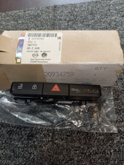 Vauxhall Zafira Hazard Switch Unit 20934759 NEW GENUINE OE
