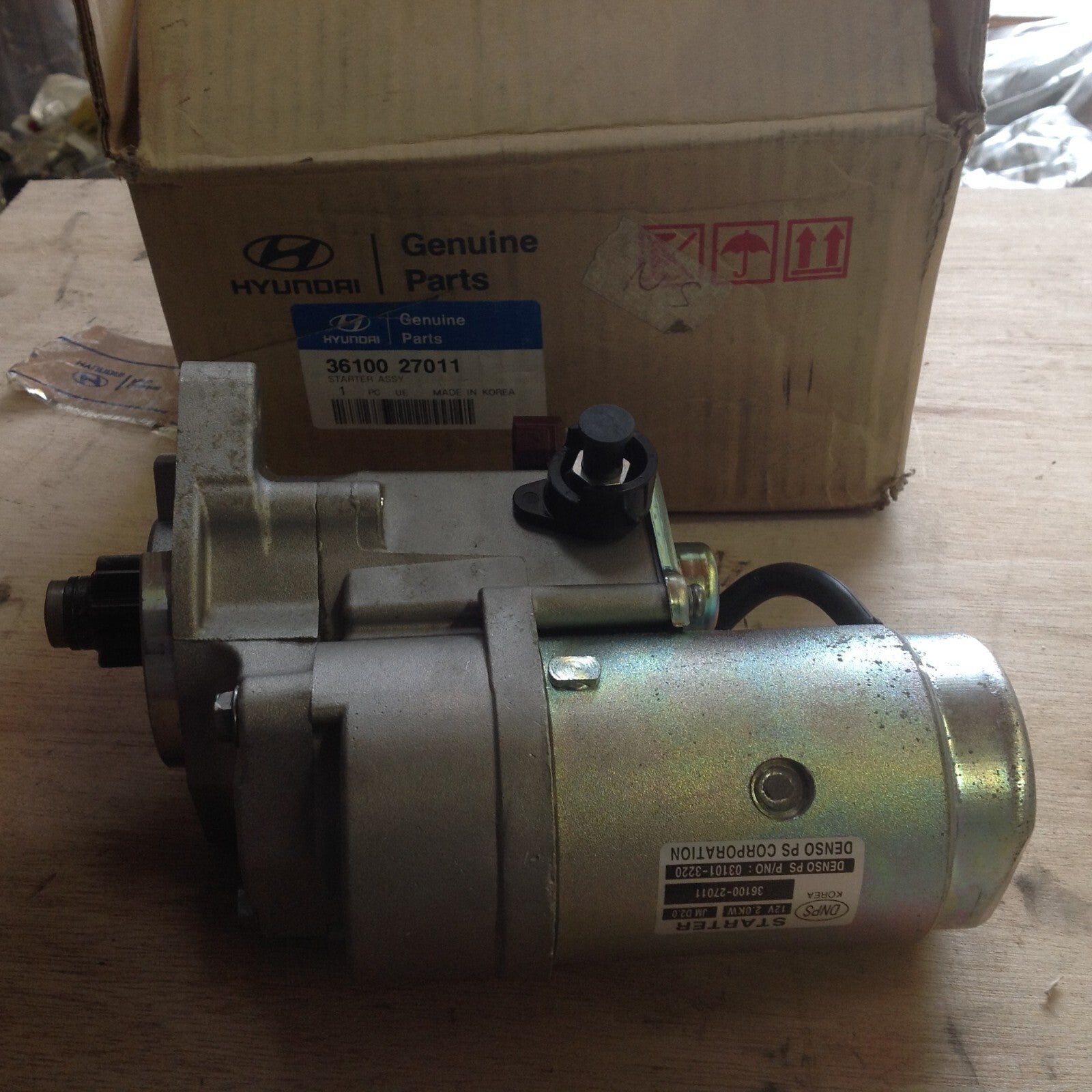 Hyundai i 40 New Genuine OE Denso 12v Tucson 2.0 CRDI Starter Motor 36100 27011