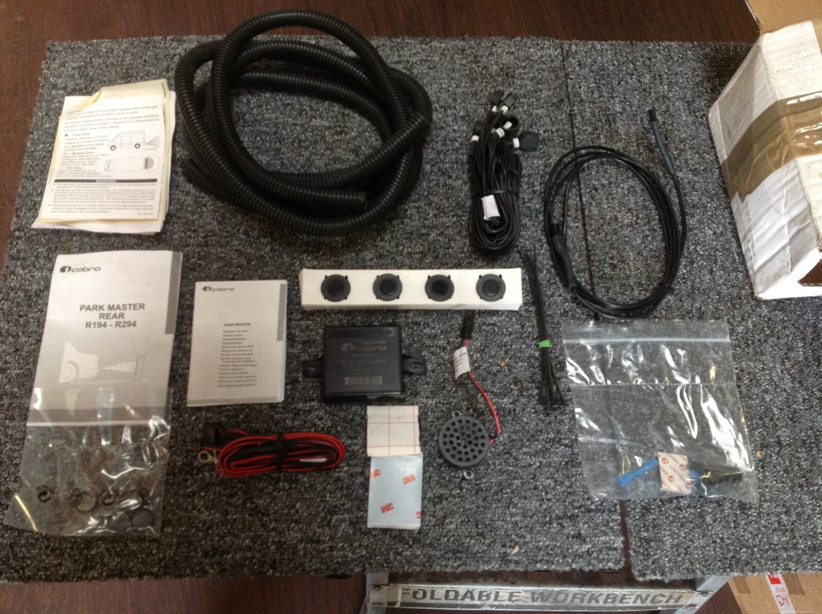 Cobra Parking Master R194-294 Reverse Parking 4 Eye Sensors Kit NEW GENUINE OE