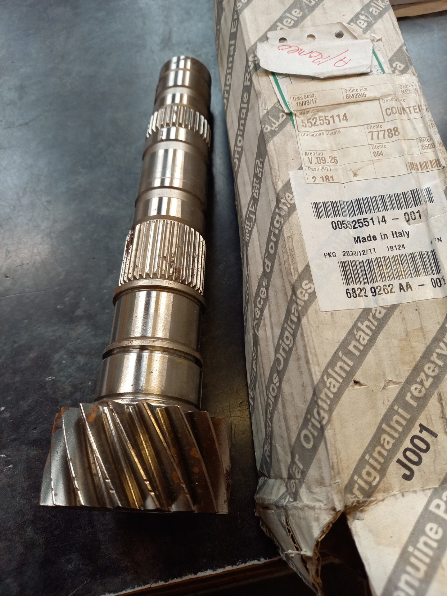 Fiat 500 L,Jeep Renegade Transmission Shaft 55255114 NEW GENUINE OE