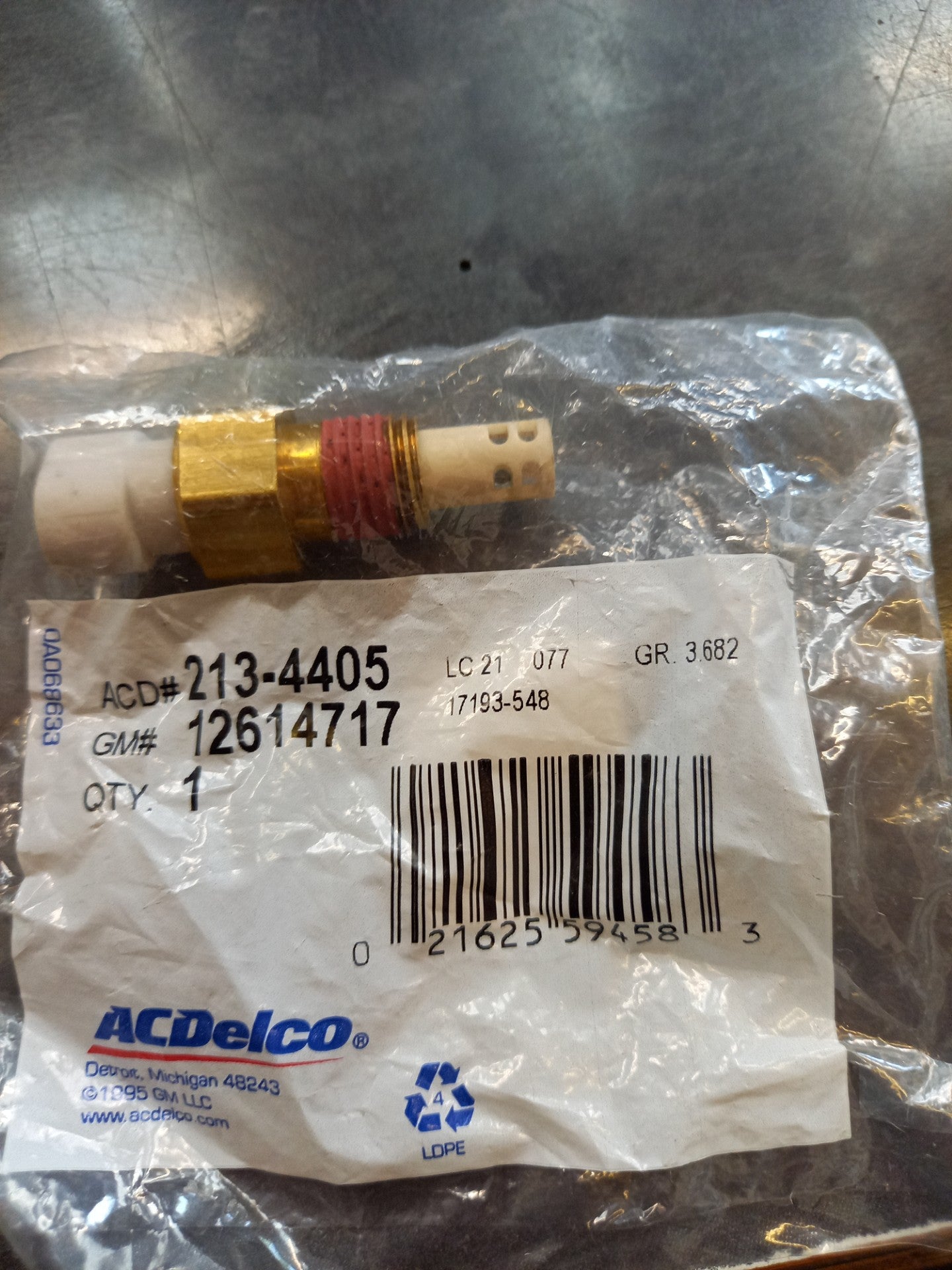 GM Camaro 6.2 L Supercharged Air Temp Sensor 12614717 New Genuine OE
