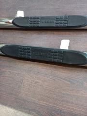 Nissan Navara,Pathfinder R51 Stainless Side Steps KE543 EB310 NEW GENUINE OE