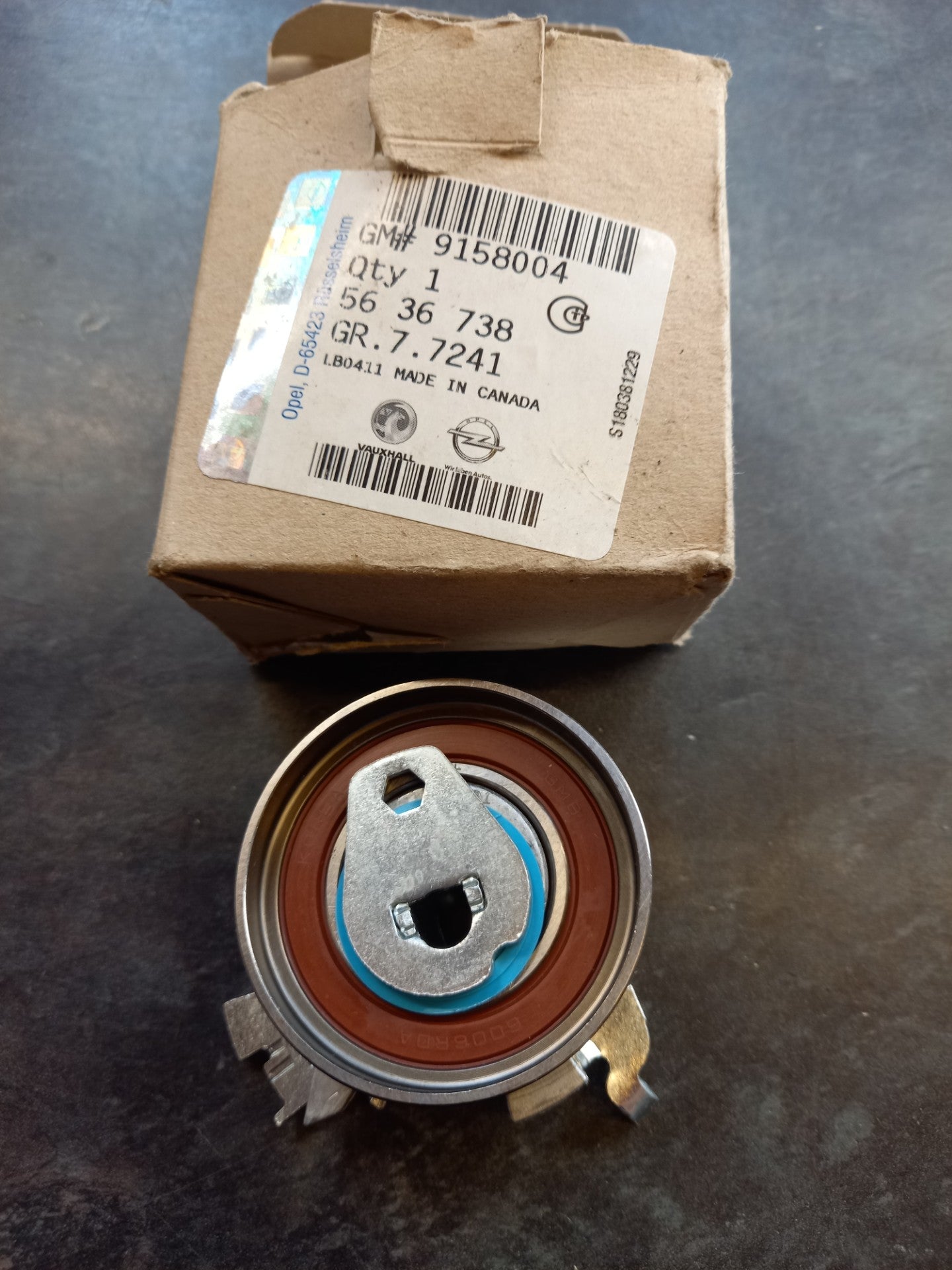 Vauxhall Astra G, Zafira A ,Omega Timing Idler Tensioner NEW Genuine OE 9158004