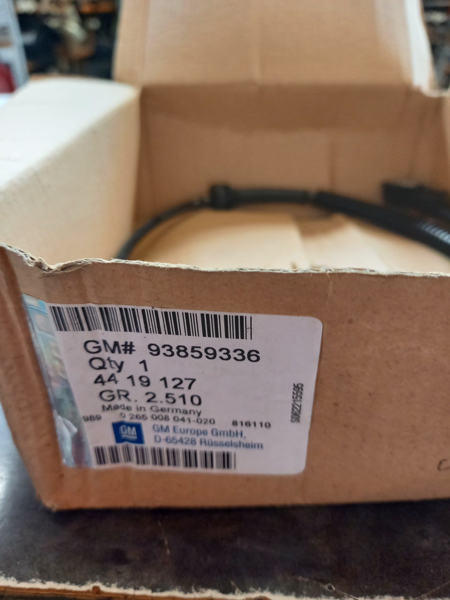 Vauxhall Vivaro A 1.9 D Front ABS Sensor 93859336 NEW Genuine OE