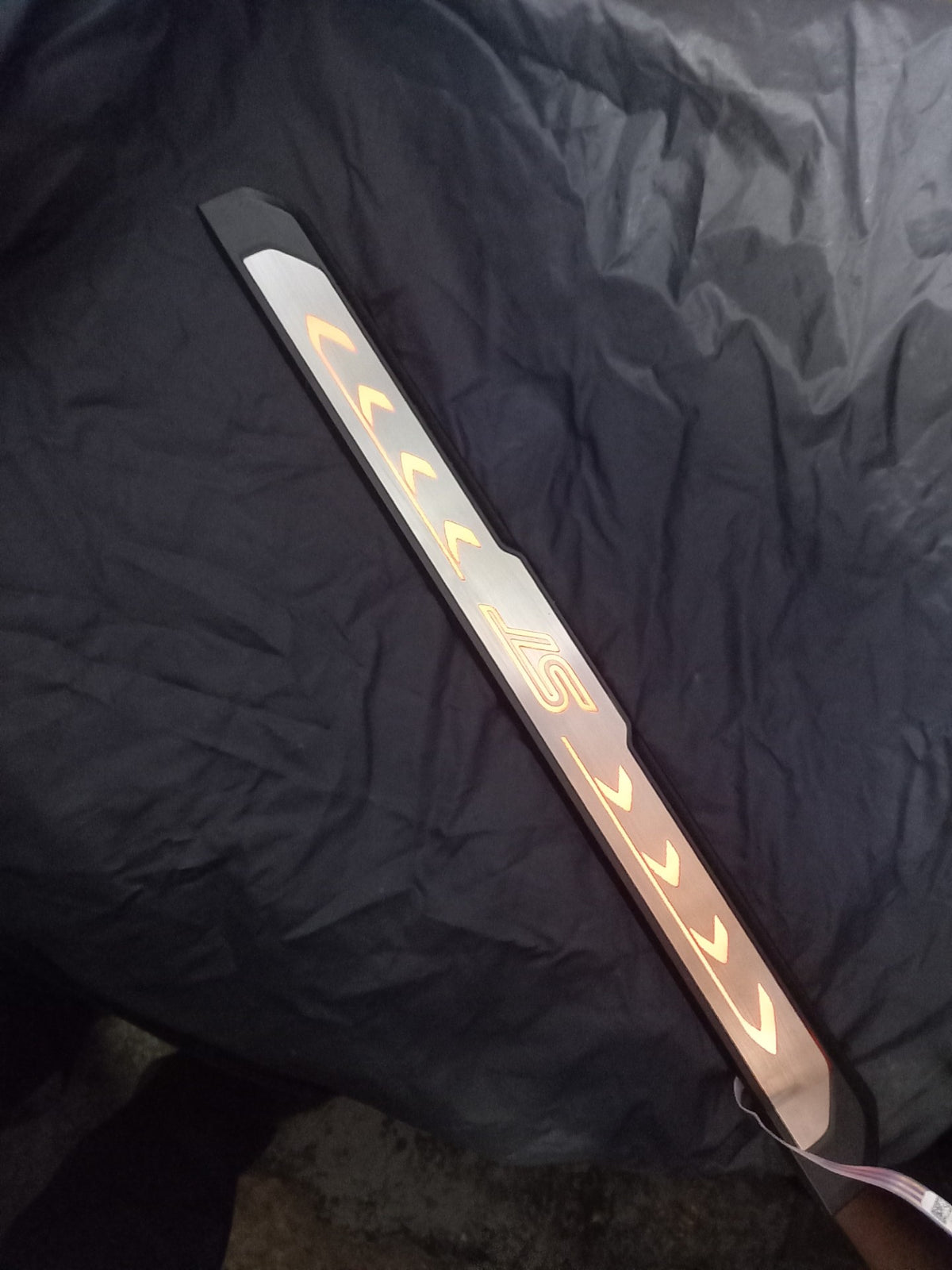 Ford Fiesta ST MK6 LED Drivers Door Scuff Plate 1918009 NEW GENUINE OE