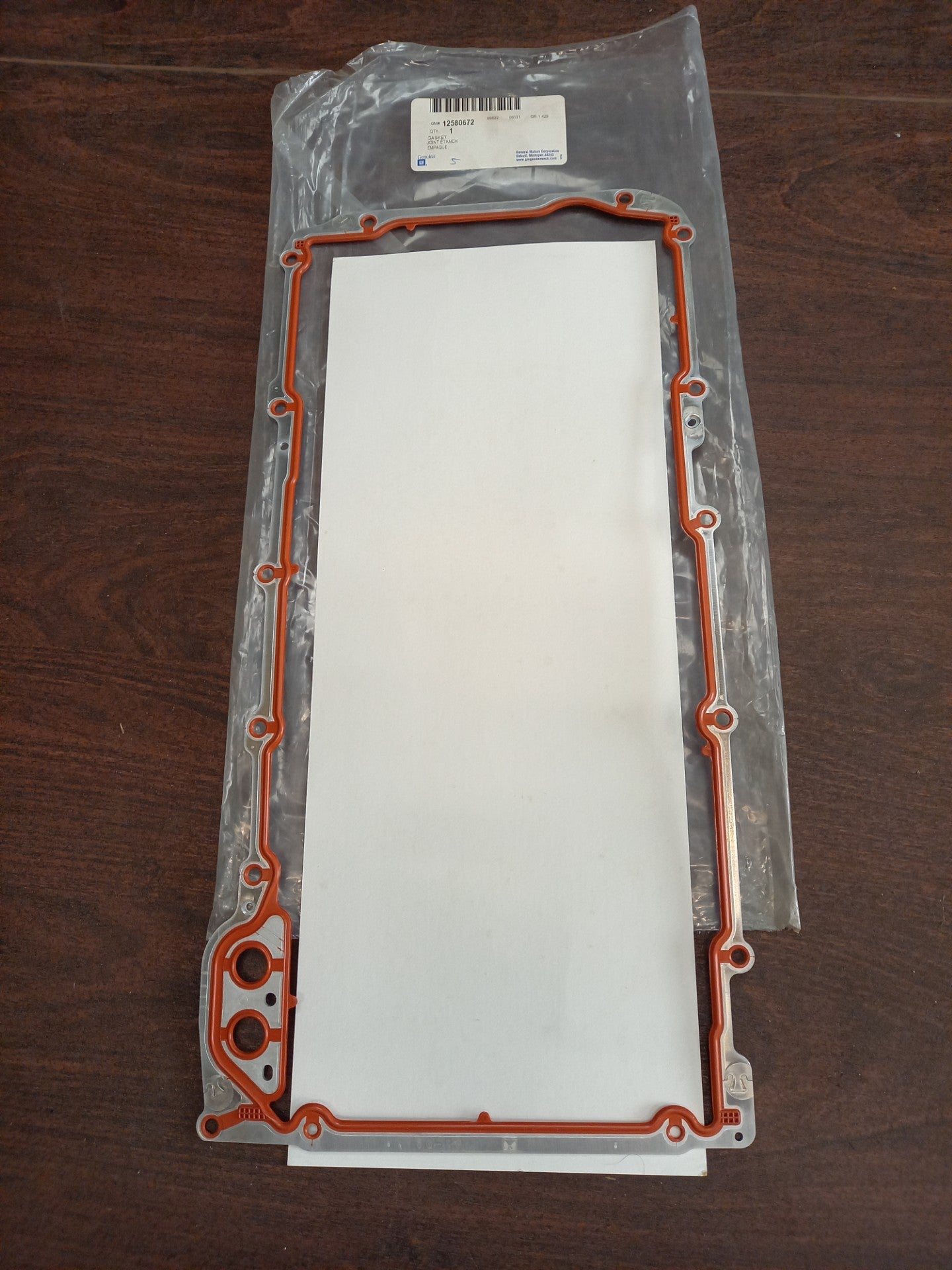 GM Pontiac LS1,LS2,LS3,5.3,5.7,6.0 Oil Sump Gasket 12580672 New Genuine OE
